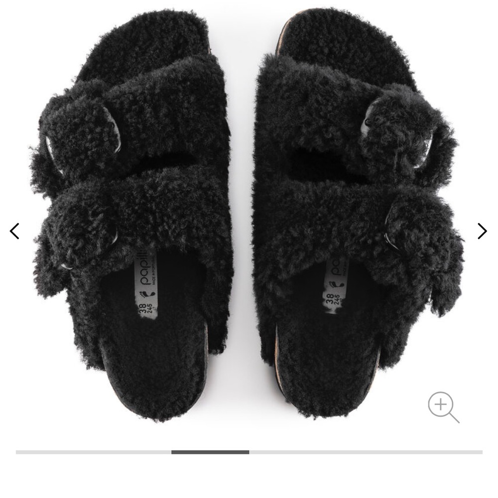 Birkenstock Big Buckle Shearling Sandal